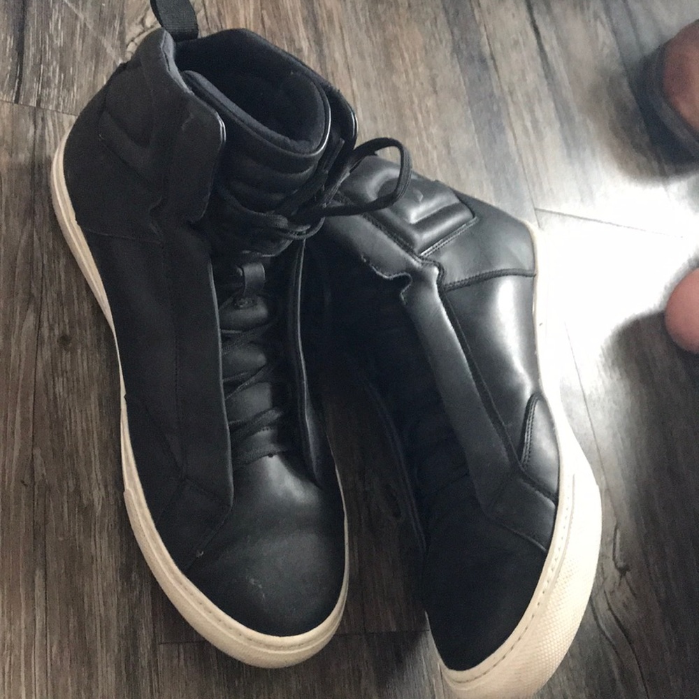 ALDO men fashion sneakers (Black)